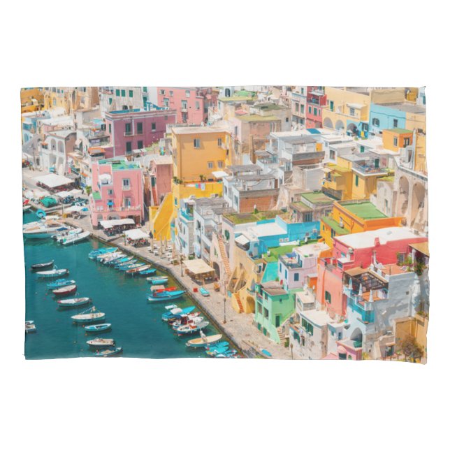 Coastline | Naples Italy Pillow Case (Front)