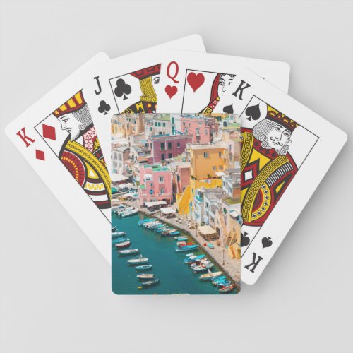 Coastline  Naples Italy Poker Cards