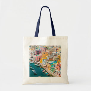 Coastline Naples Italy Tote Bag