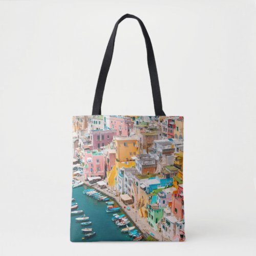 Coastline  Naples Italy Tote Bag
