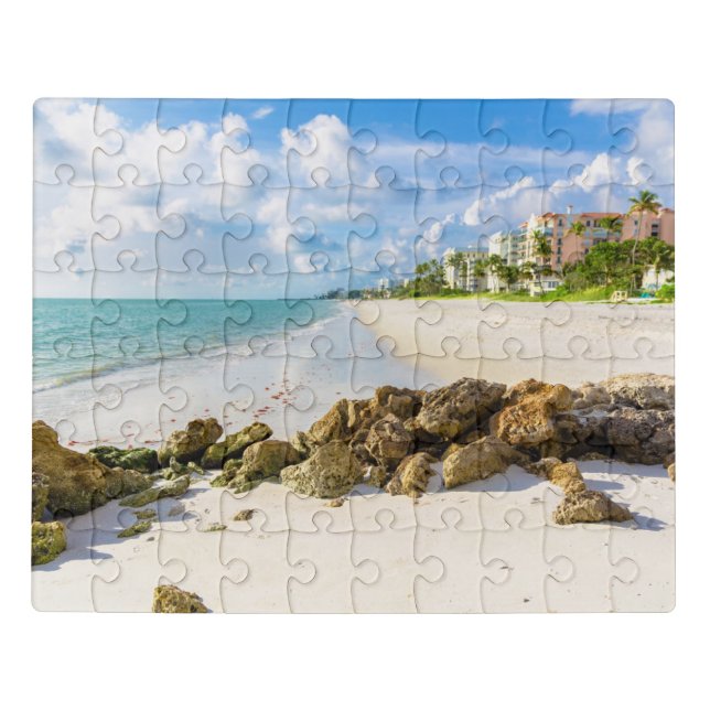 Coastline | Naples Pier, Southwest Florida Jigsaw Puzzle (Puzzle Horizontal)