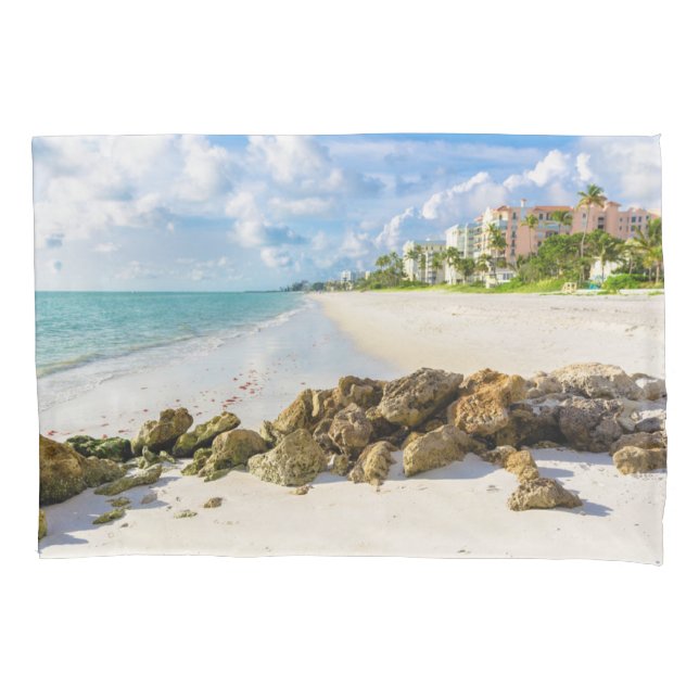 Coastline | Naples Pier, Southwest Florida Pillow Case (Front)