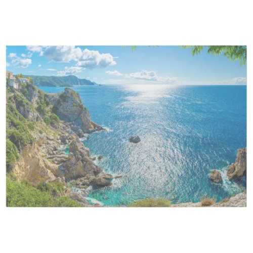 Coastline  Palaiokastritsa Corfu Greece Gallery Wrap