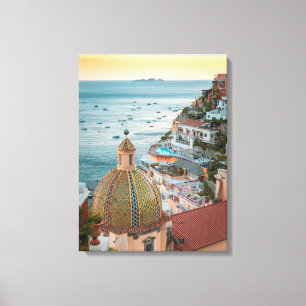 Coastline Positano, Amalfi Coast, Italy Canvas Print