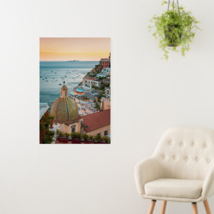 Coastline Positano, Amalfi Coast, Italy Foam Board