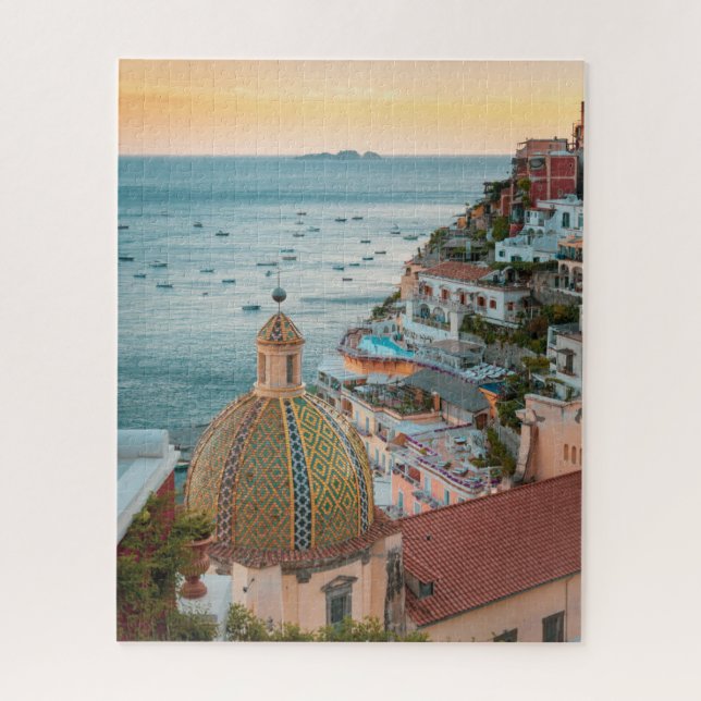 Coastline | Positano, Amalfi Coast, Italy Jigsaw Puzzle (Vertical)