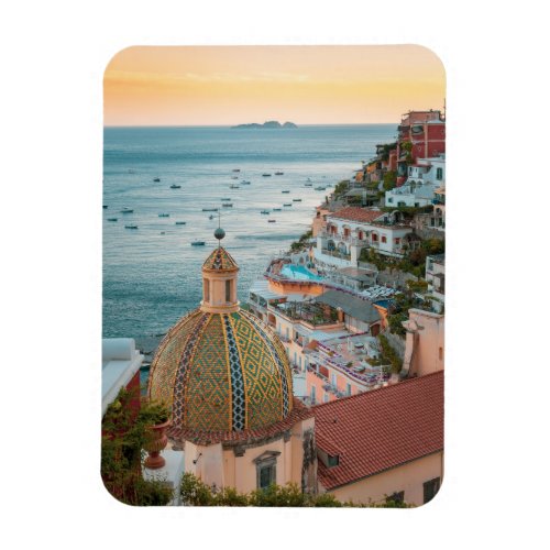 Coastline  Positano Amalfi Coast Italy Magnet