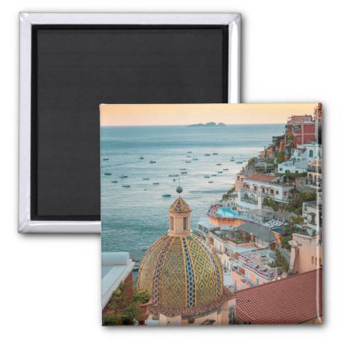 Coastline  Positano Amalfi Coast Italy Magnet