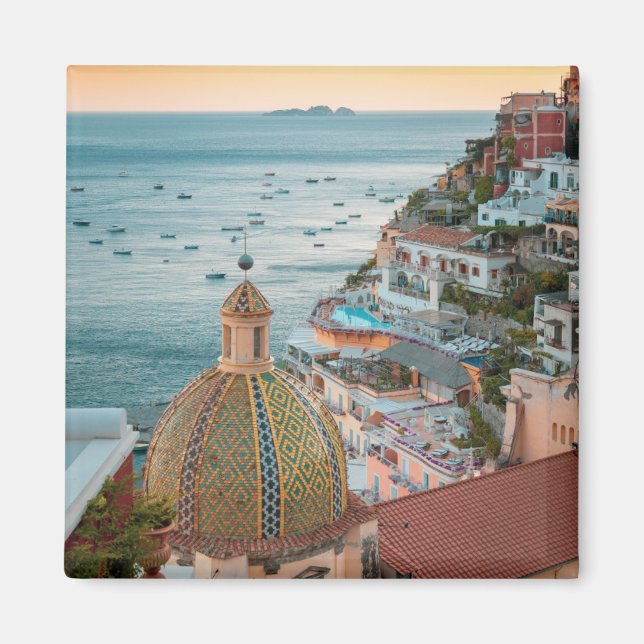 Coastline | Positano, Amalfi Coast, Italy Magnet (Front)