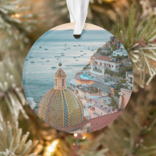 Coastline Positano, Amalfi Coast, Italy Ornament
