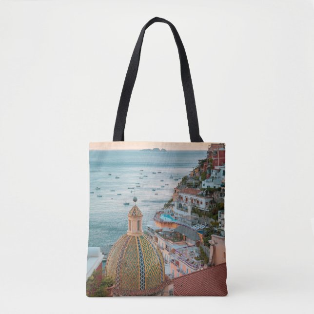 Coastline | Positano, Amalfi Coast, Italy Tote Bag (Front)