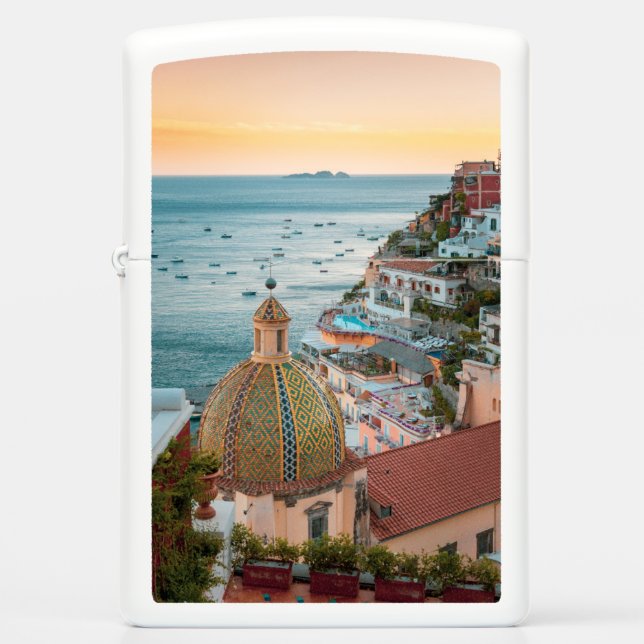 Coastline | Positano, Amalfi Coast, Italy Zippo Lighter (Front)
