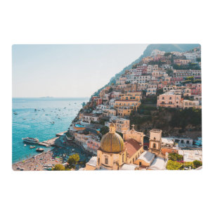 Coastline Positano Italy, Cliffside Village Placemat