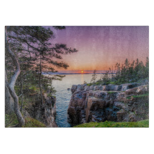 Coastline Ravens Nest Acadia National Park Maine Cutting Board