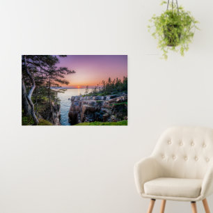 Coastline   Ravens Nest Acadia National Park Maine Foam Board