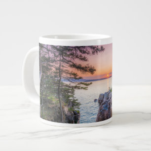 Coastline   Ravens Nest Acadia National Park Maine Giant Coffee Mug