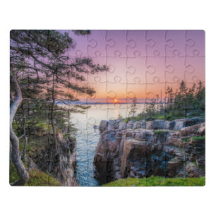 Coastline   Ravens Nest Acadia National Park Maine Jigsaw Puzzle