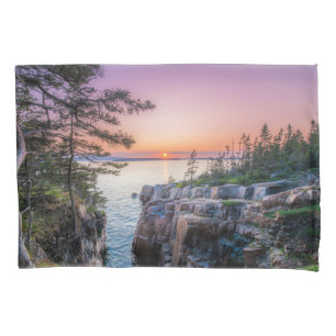 Coastline   Ravens Nest Acadia National Park Maine Pillow Case