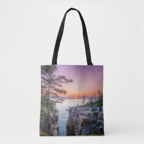 Coastline  Ravens Nest Acadia National Park Maine Tote Bag