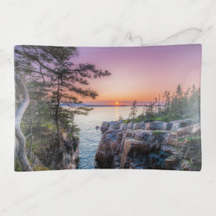 Coastline   Ravens Nest Acadia National Park Maine Trinket Tray