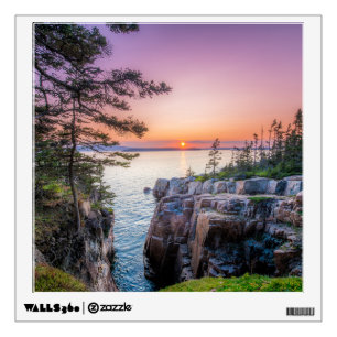 Coastline Ravens Nest Acadia National Park Maine Wall Decal