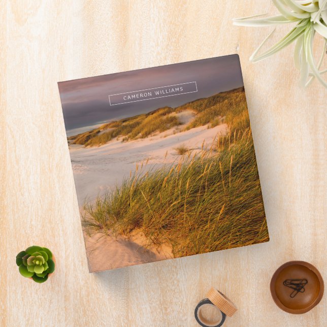 Coastline | Saltum Beach, Denmark 3 Ring Binder (In Situ)