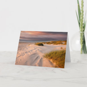 Coastline Saltum Beach, Denmark Card