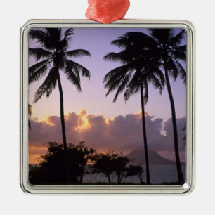 Coastline St. Kitts Metal Ornament
