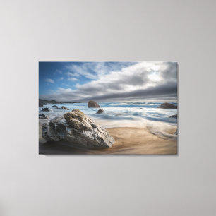 Coastline Stormy Big Sur, California Canvas Print