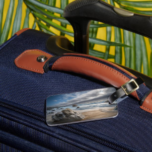 Coastline Stormy Big Sur, California Luggage Tag
