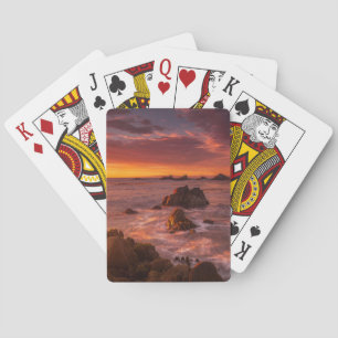 Coastline   Sunset Pacific Grove Carmel California Poker Cards