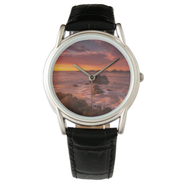 Coastline | Sunset Pacific Grove Carmel California Watch (Front)