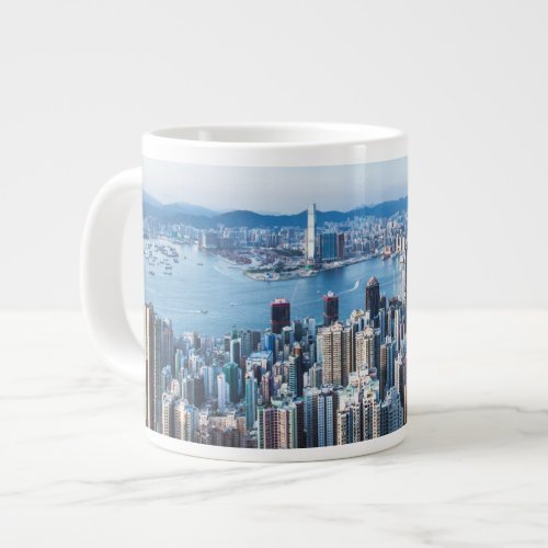Coastline  Tsim Sha Tsu Hong Kong Island Asia Giant Coffee Mug