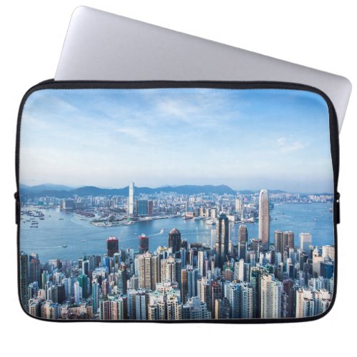 Coastline  Tsim Sha Tsu Hong Kong Island Asia Laptop Sleeve
