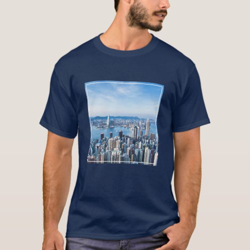 Coastline  Tsim Sha Tsu Hong Kong Island Asia T_Shirt