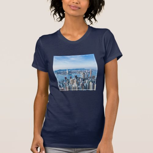 Coastline  Tsim Sha Tsu Hong Kong Island Asia T_Shirt