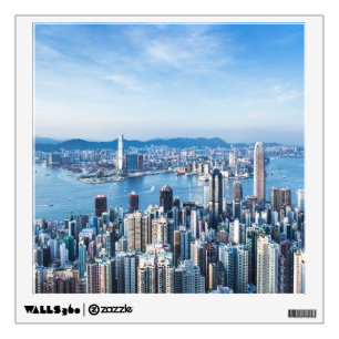 Coastline   Tsim Sha Tsu, Hong Kong Island, Asia Wall Decal