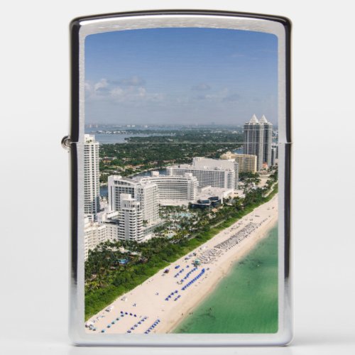 Coastline  Urban Beach Miami Florida Zippo Lighter
