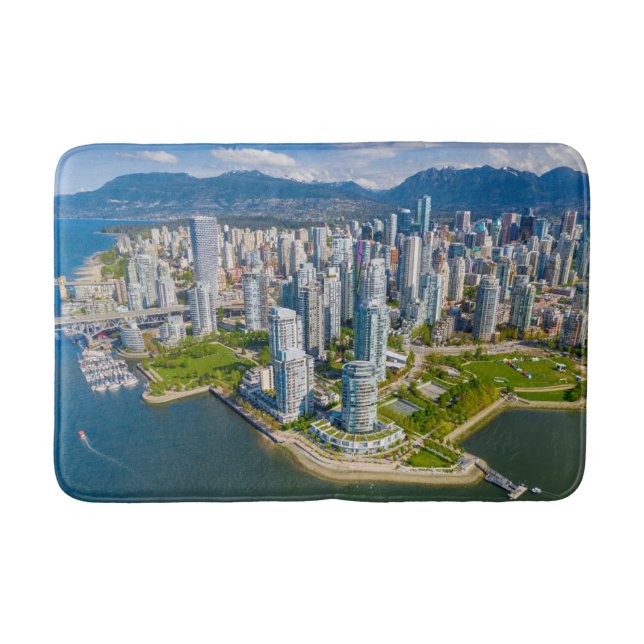 Coastline | Vancouver, British Columbia, Canada Bath Mat (Front)
