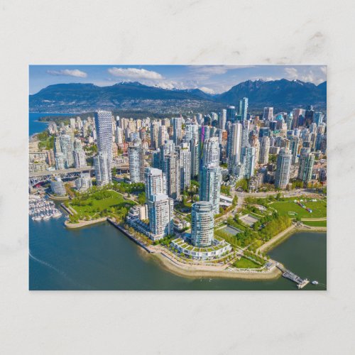Coastline  Vancouver British Columbia Canada Postcard