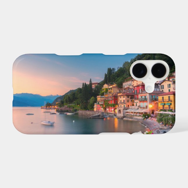 Coastline | Varenna, Lombardy, Italy iPhone Case (Back Horizontal)