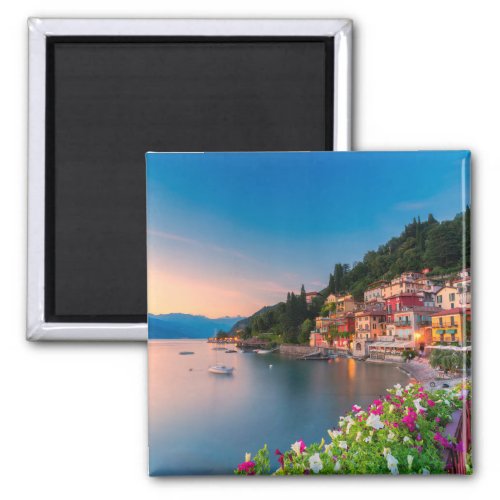 Coastline  Varenna Lombardy Italy Magnet