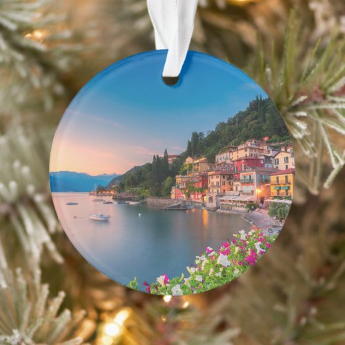 Coastline  Varenna Lombardy Italy Ornament