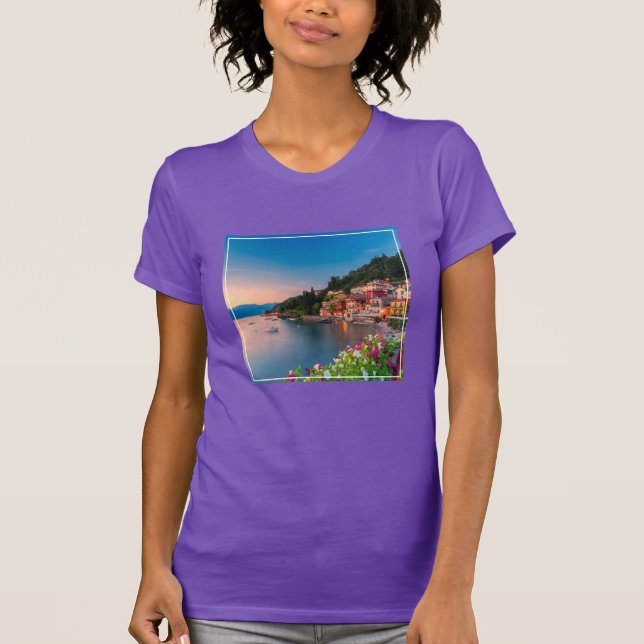 Coastline | Varenna, Lombardy, Italy T-Shirt (Front)