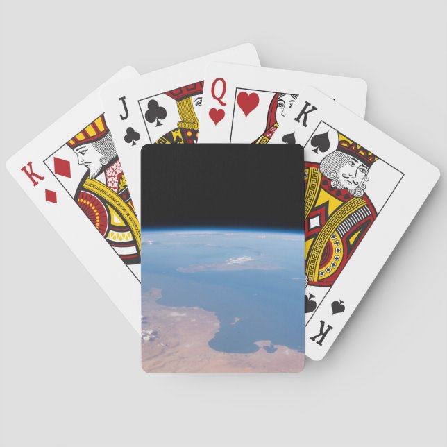 Coasts Of Tunisia And Libya And Island Of Sicily Poker Cards (Back)