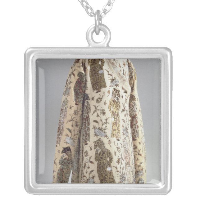 Coat, from Iran, Safavid, c.1600 Silver Plated Necklace (Front)