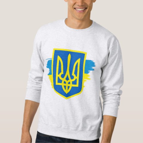 Coat of arm of Ukraine  Mens Basic Sweatshirt