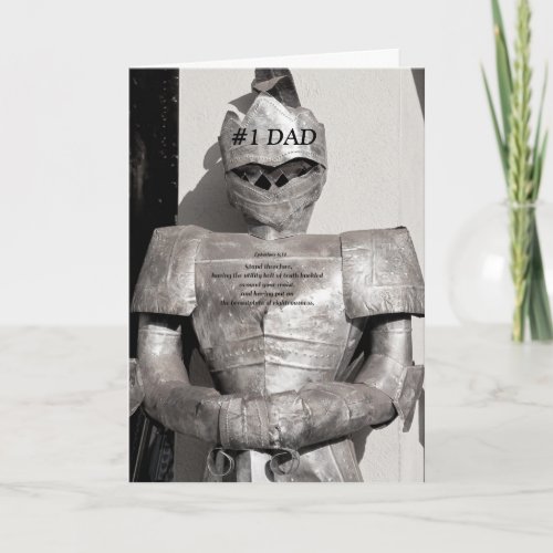 Coat of Armor Fathers Day Card