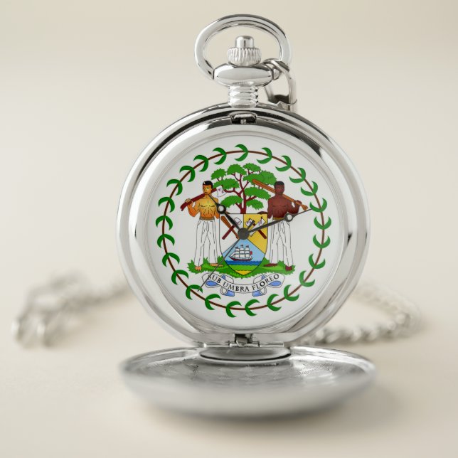 Coat of Arms American Pocket Watch (Inside)