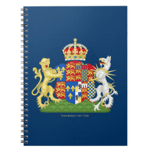Coat of Arms Anne Boleyn Notebook